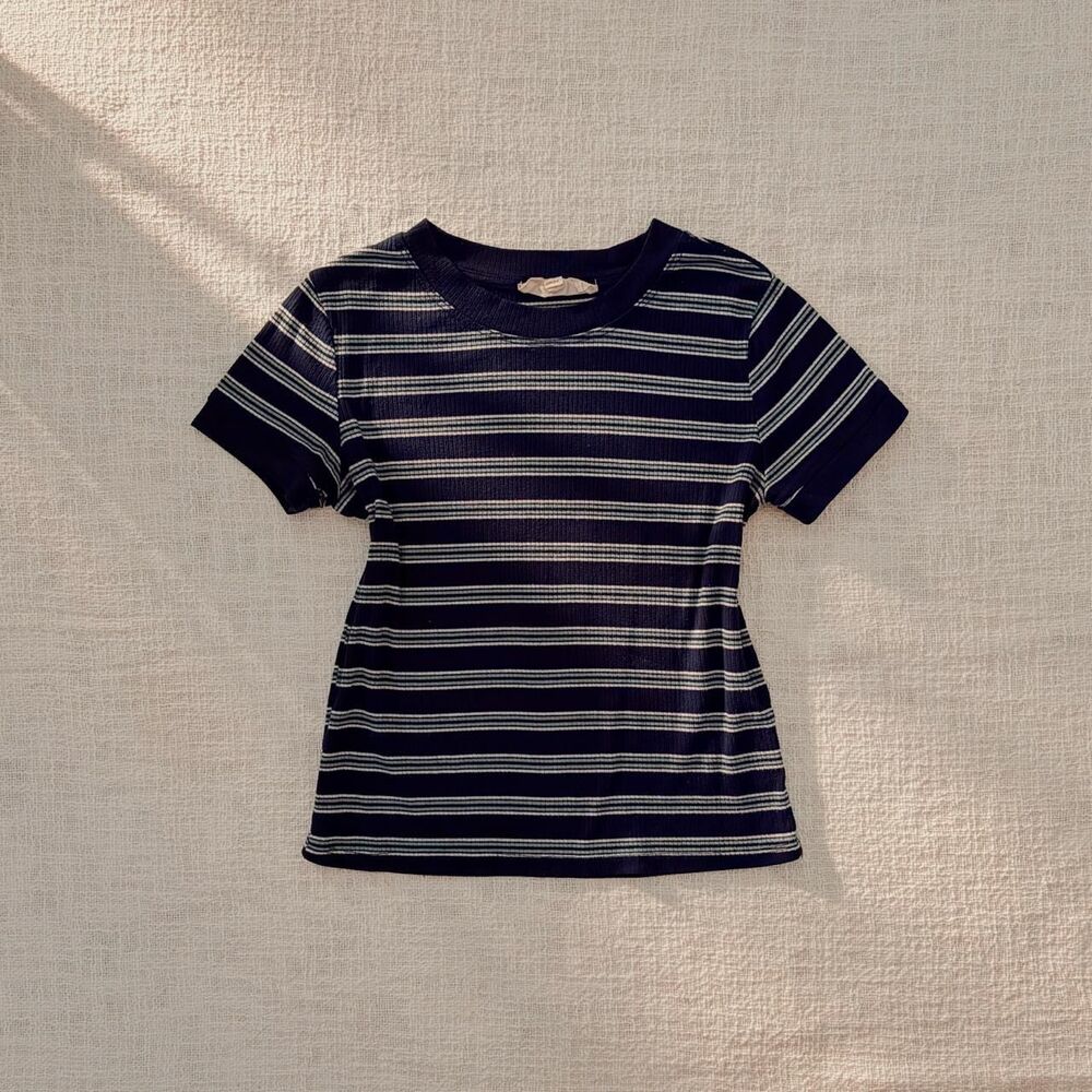 Hippie-rose Women's Navy and Blue T-shirt